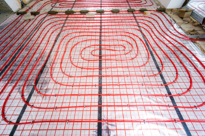 On-Site Radiant Floor Heating Installation – Complete Hydronic Piping System