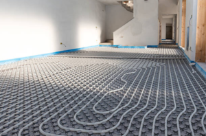 On-Site Modular Underfloor Heating Installation Service (White Piping)
