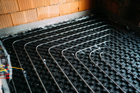 On-Site Installation Service for Modular Underfloor Heating Panels and Piping
