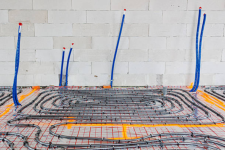 On-Site Installation Service for High-Density Insulation Underfloor Heating (Coil Layout)